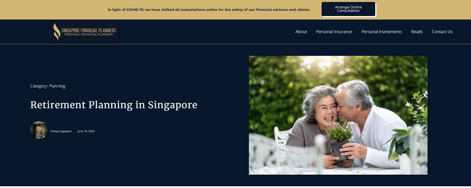 Singapore Financial Planners' Homepage