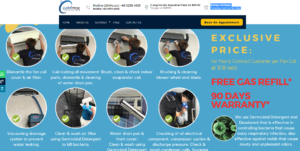 Cold Max Aircon Service' Homepage