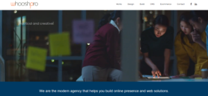 WhooshPro' Homepage