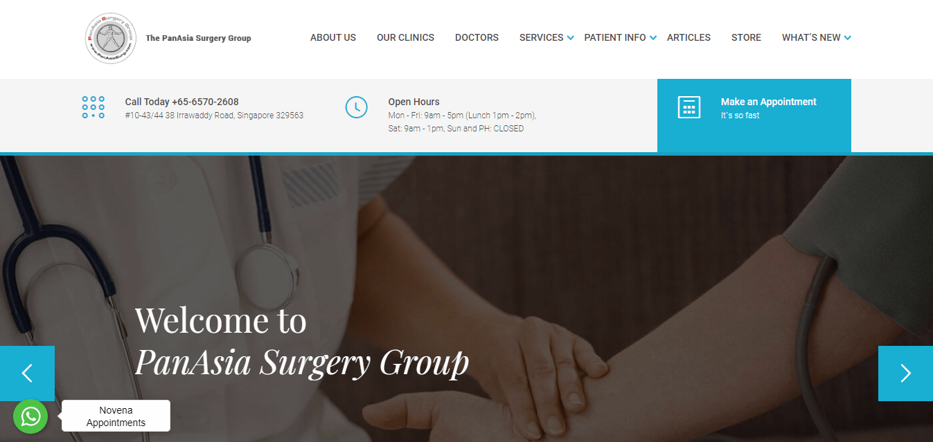 PanAsia Surgery Group's Homepage