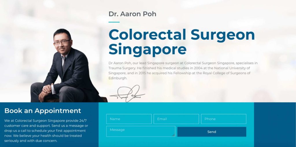 Colorectal Surgeon Singapore's Homepage