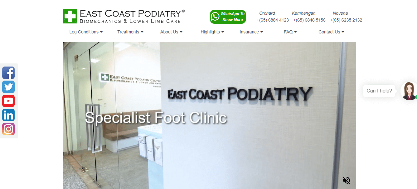 East Coast Podiatry's Homepage