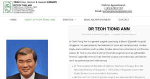 Dr. Teoh Tiong Ann's Homepage