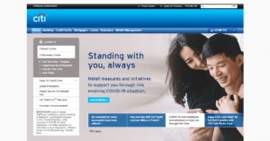 Citi Cash Back Card's Homepage