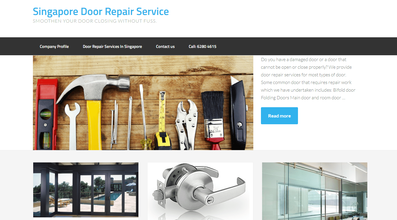 Singapore Door Repair's Homepage