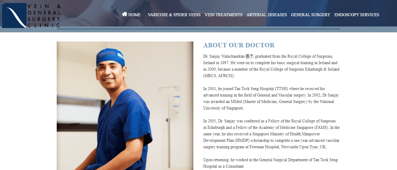 Dr. Sanjay Nalachandran's Homepage