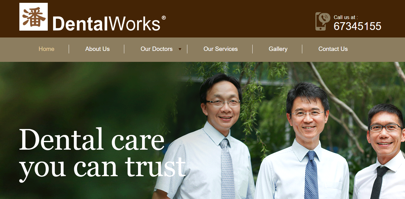 Dental Works' Homepage