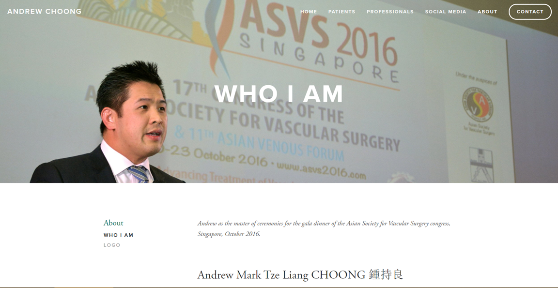 Dr. Andrew Choong's Homepage