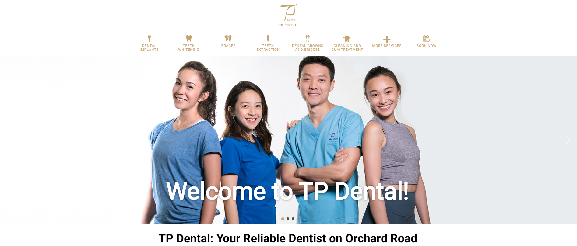 TP Dental Surgeons' Homepage