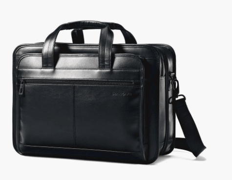 Samsonite Leather Expandable Briefcase
