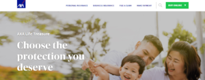 AXA’s Life Treasure's Homepage