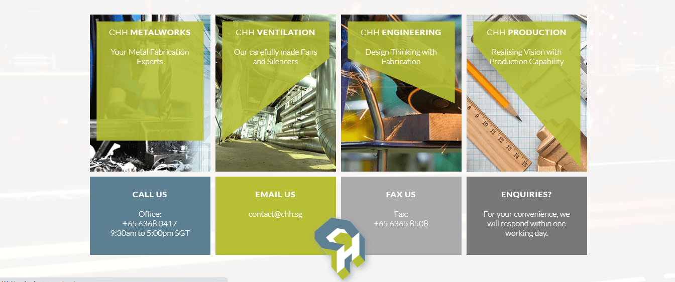 Choon Hoe Heng Engineering and Metal Works' Homepage