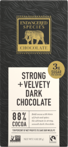 Endangered Species Strong + Velvety Dark Chocolate