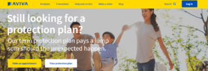 Aviva Insurance's Homepage