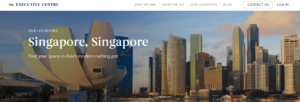 Executive Centre's Homepage