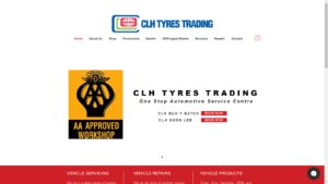 CLH Tyres Trading' Homepage