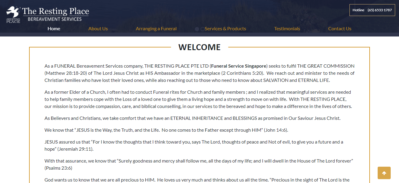 The Resting Place's Homepage
