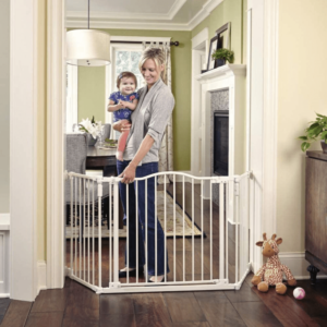 North States Wide Deluxe Décor Baby Gate