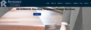 Reverence Funeral Services' Homepage
