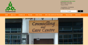 Counselling & Care Centre' Homepage