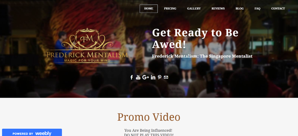 Frederick Mentalism' Homepage