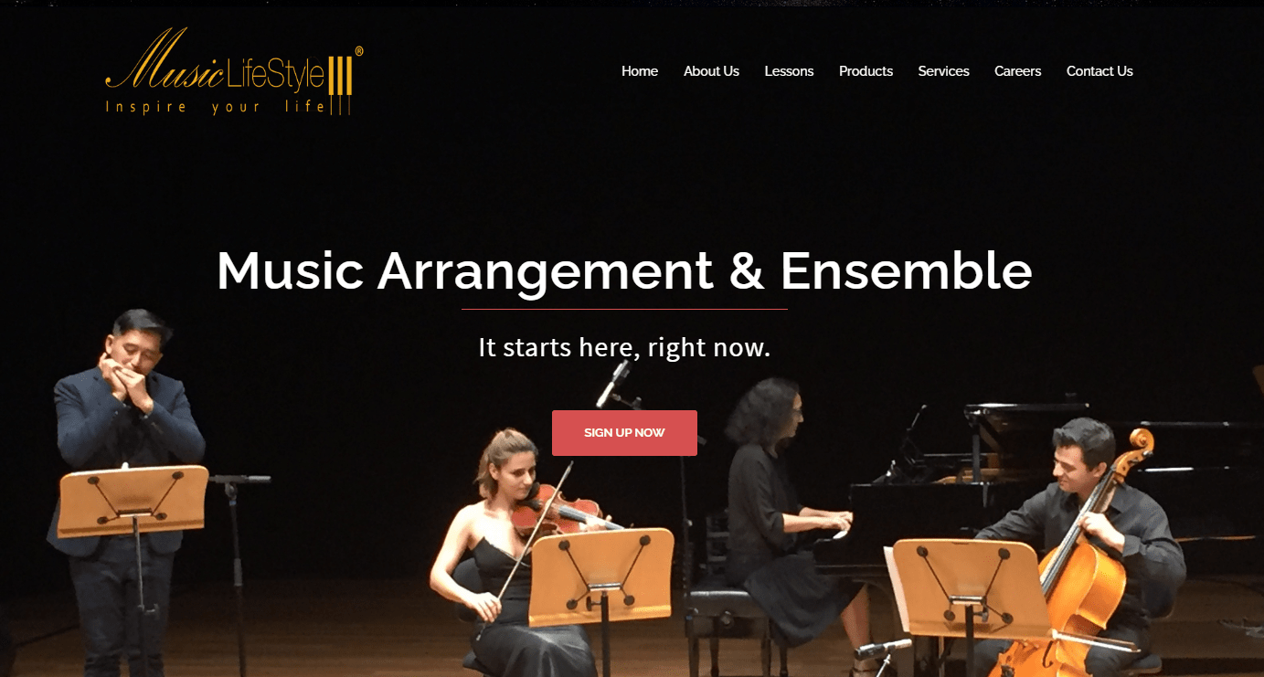 Music Lifestyle Academy's Homepage