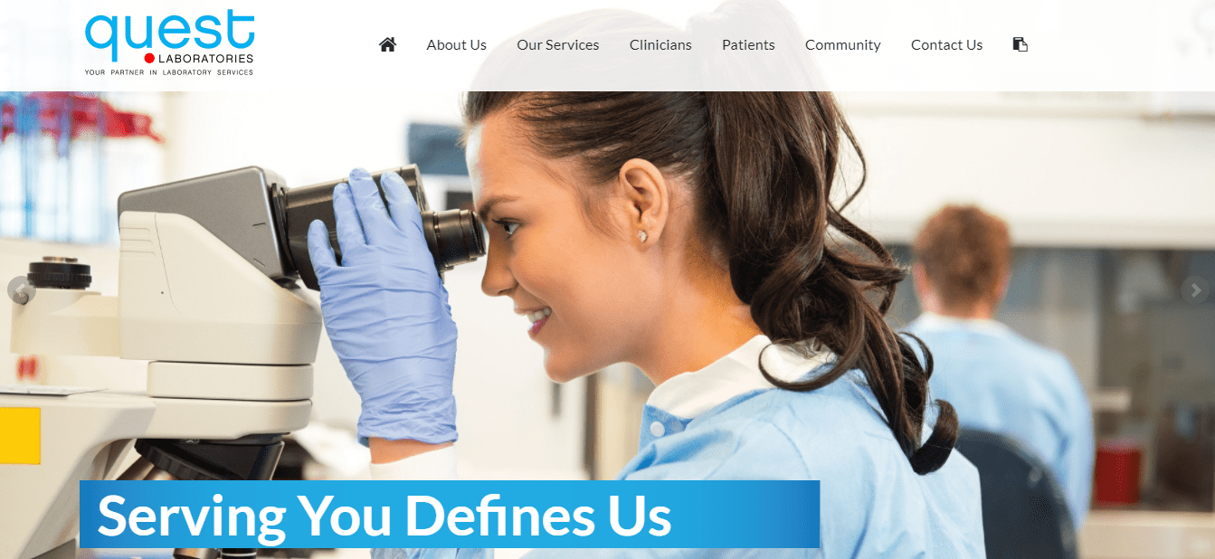 Quest Laboratories' Homepage
