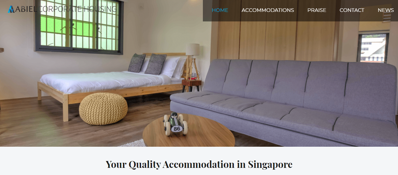 Abiel Corporate Housing's Homepage