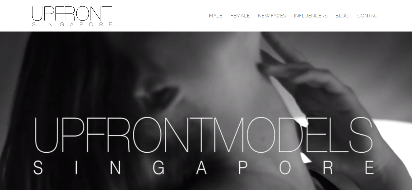 Upfront Models & Production's Homepage