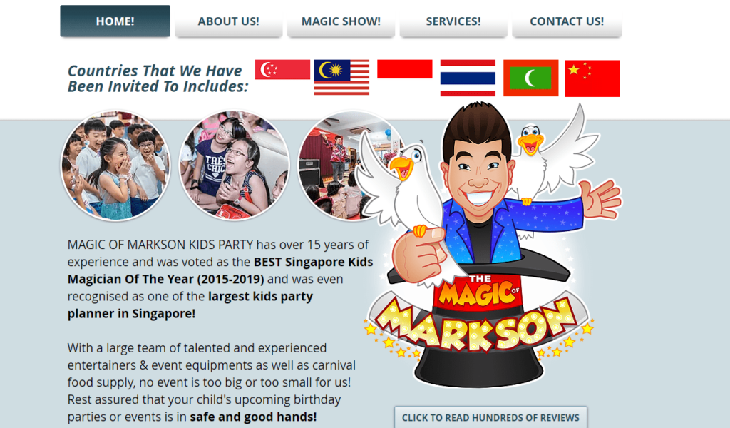 The Magic of Markson's Homepage