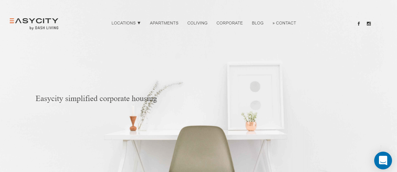 Easycity Corporate Housing's Homepage