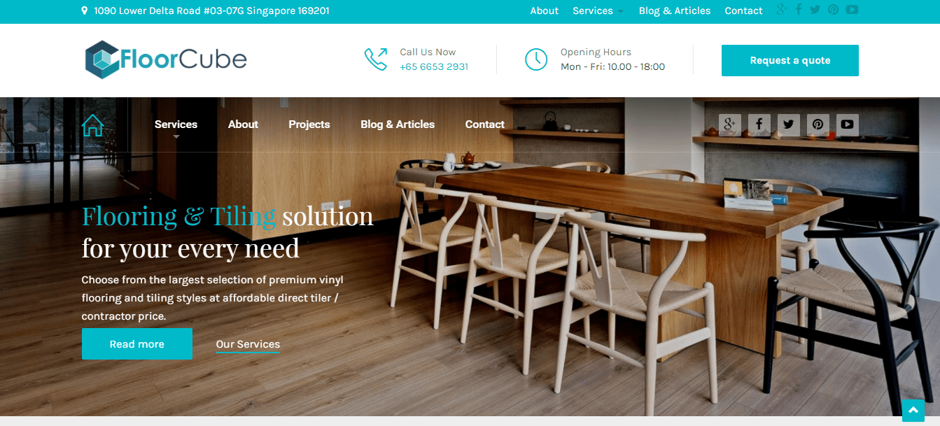 FloorCube Vinyl Flooring & Tiling Singapore's Homepage