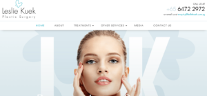 Leslie Kuek Plastic Surgery Clinic's Homepage