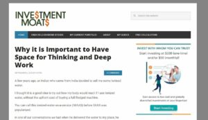 Investment Moats' Homepage