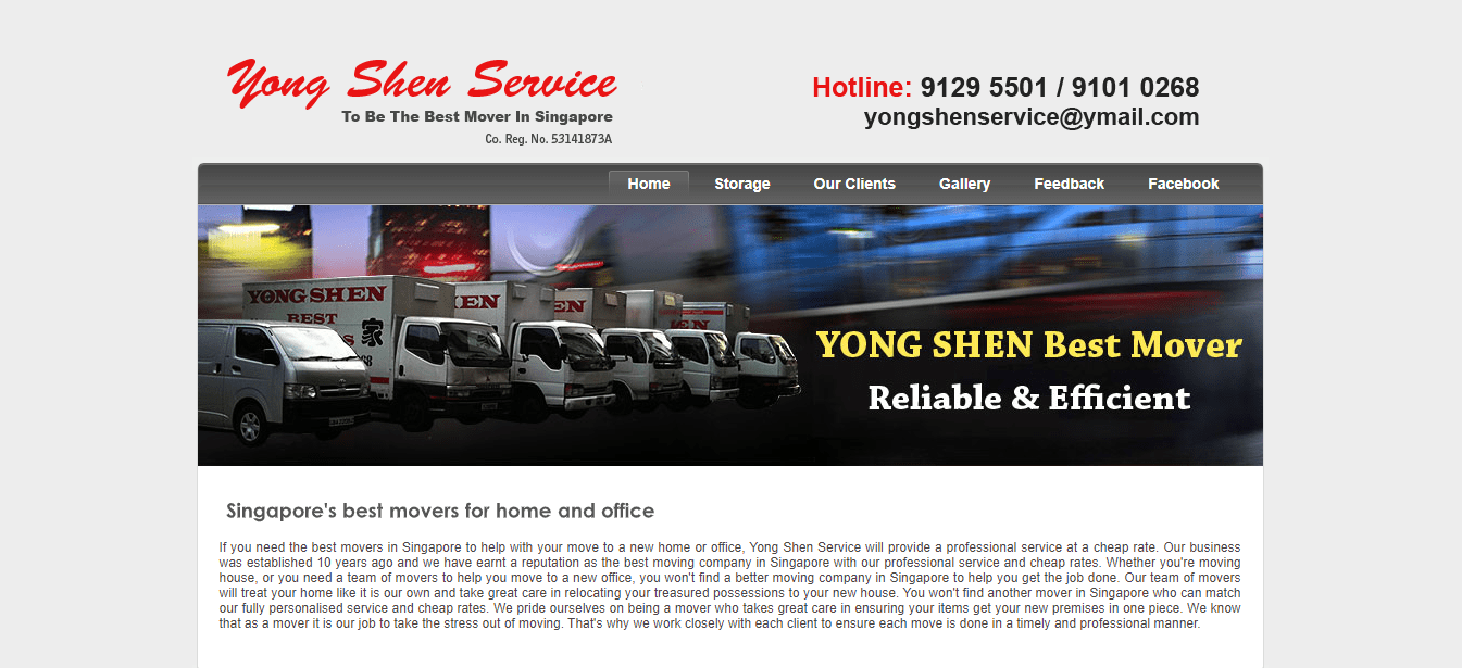 Yong Shen Service's Homepage