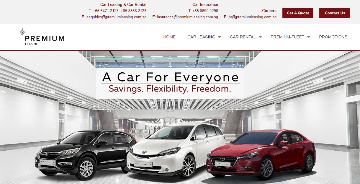 Premium Leasing's Homepage