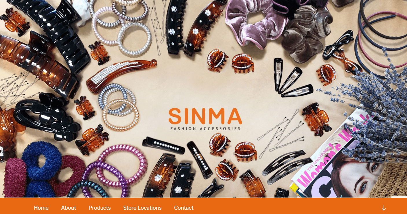 Homepage von Sinma Jewellery