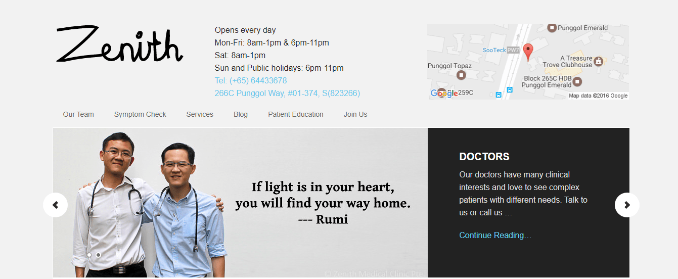 Zenith Medical Clinic's Homepage