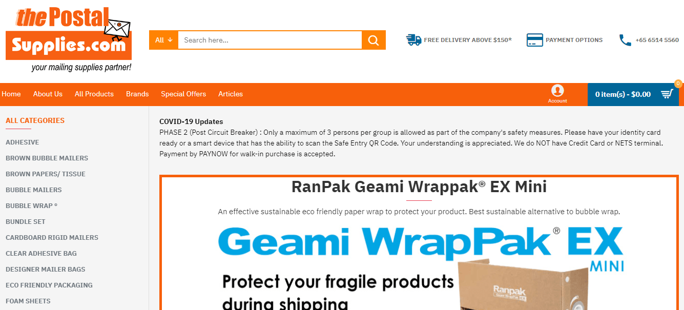 The Postal Supplies' Homepage