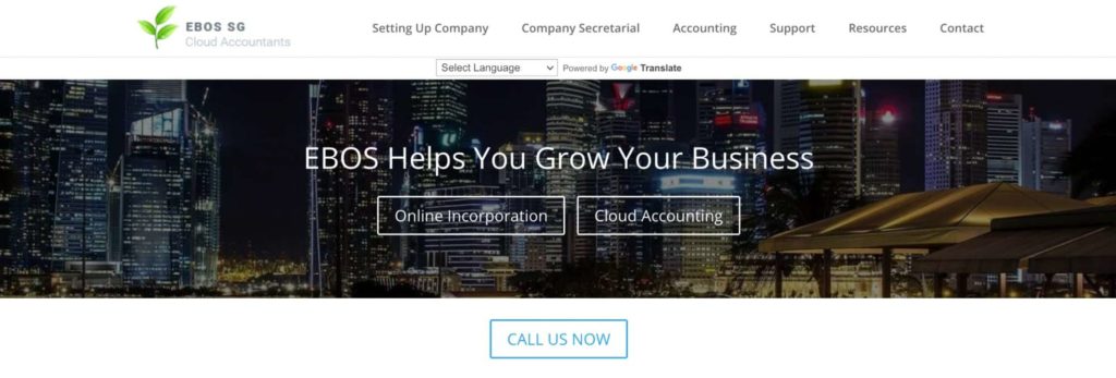 Ebos SG Cloud Accountants' Homepage