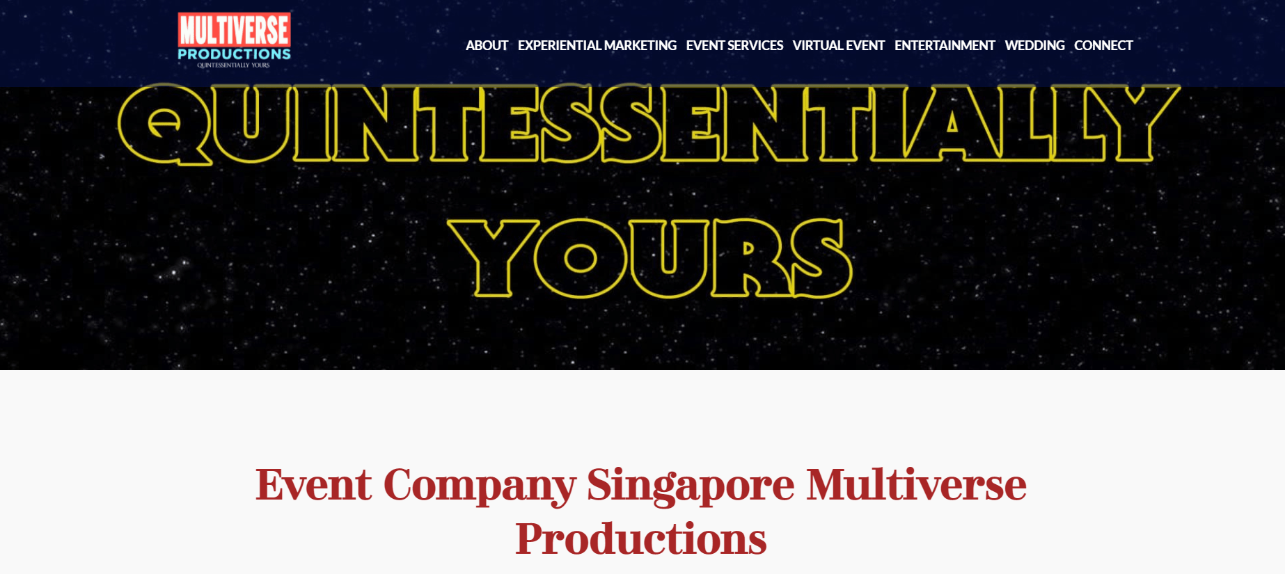 Multiverse Productions Homepage