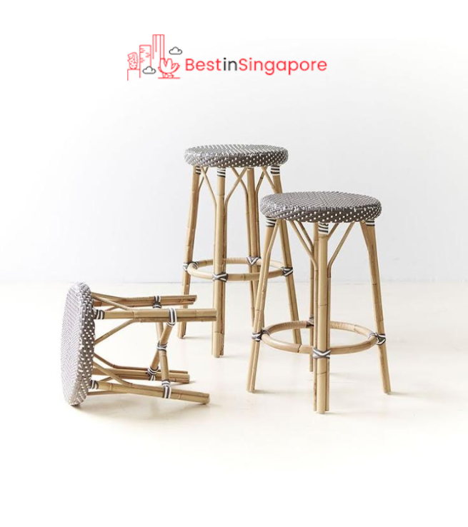 Designer Barstool in PU or Fabric upholstery on Seat & Back With Ashwood Legs