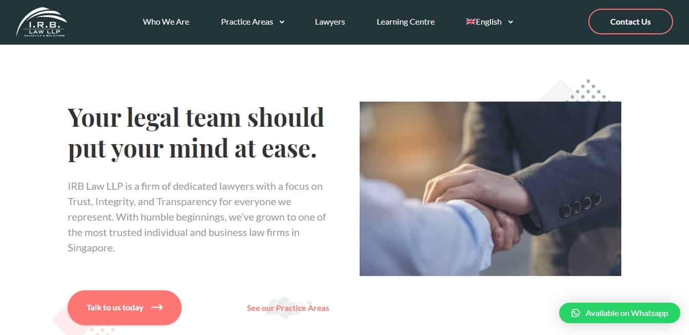IRB Law's Homepage