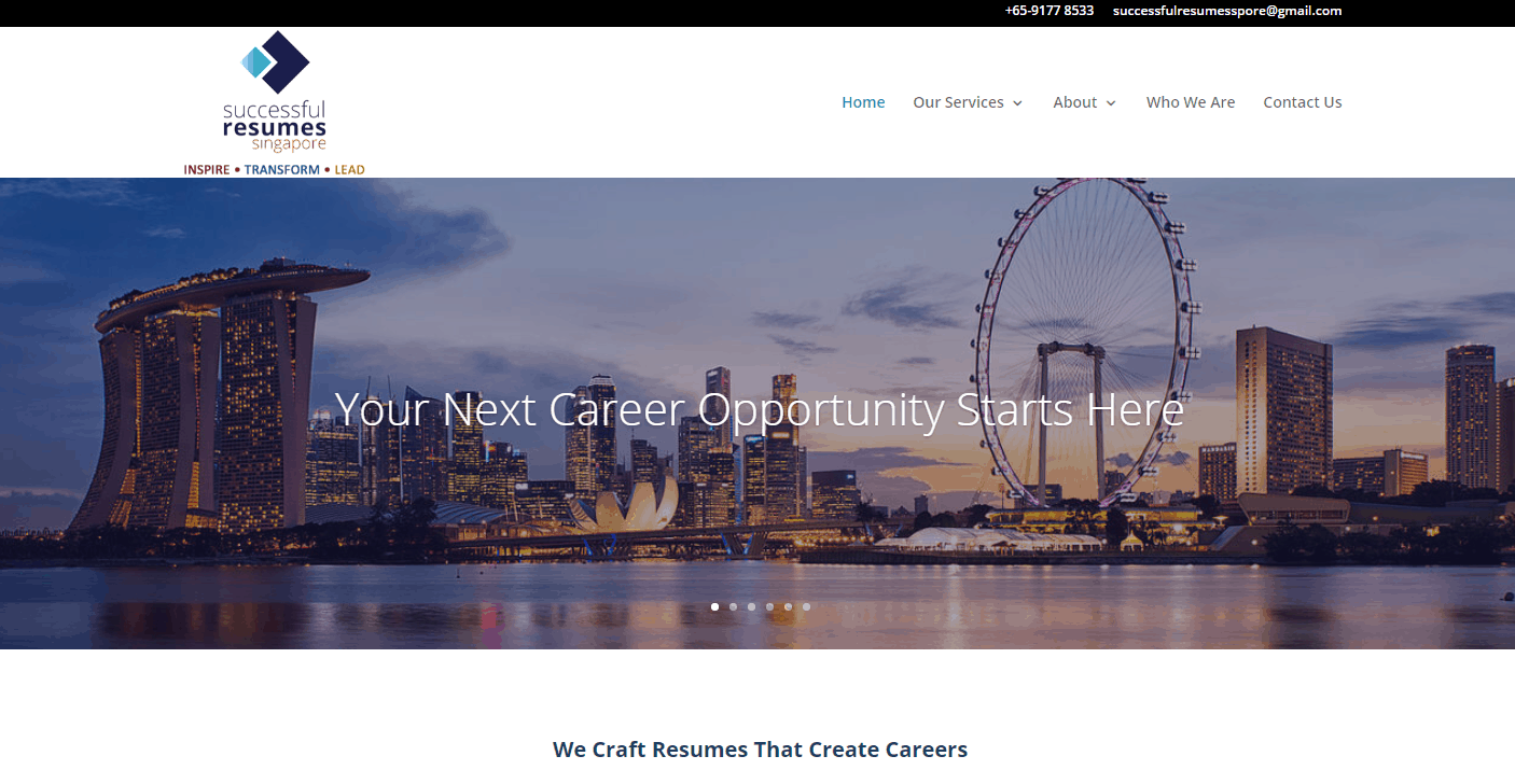 best resume writer singapore Successful Resume's Homepage
