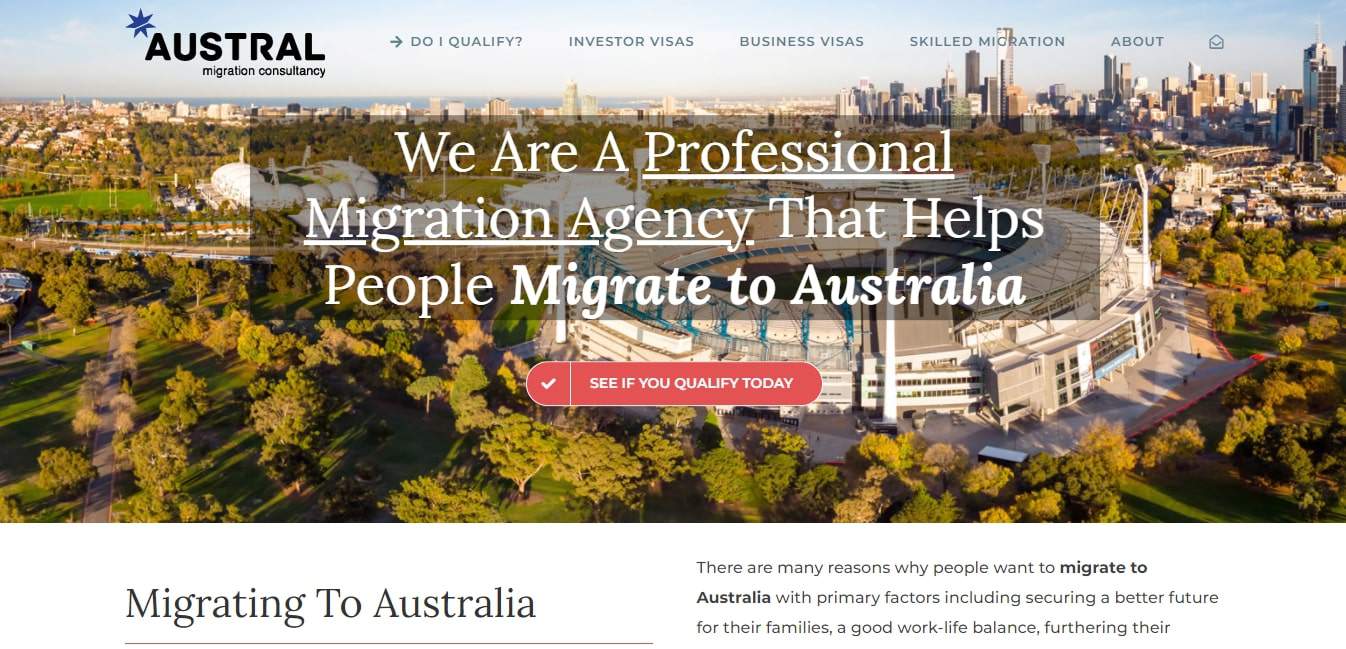 Austral Migration Consultancy's Homepage