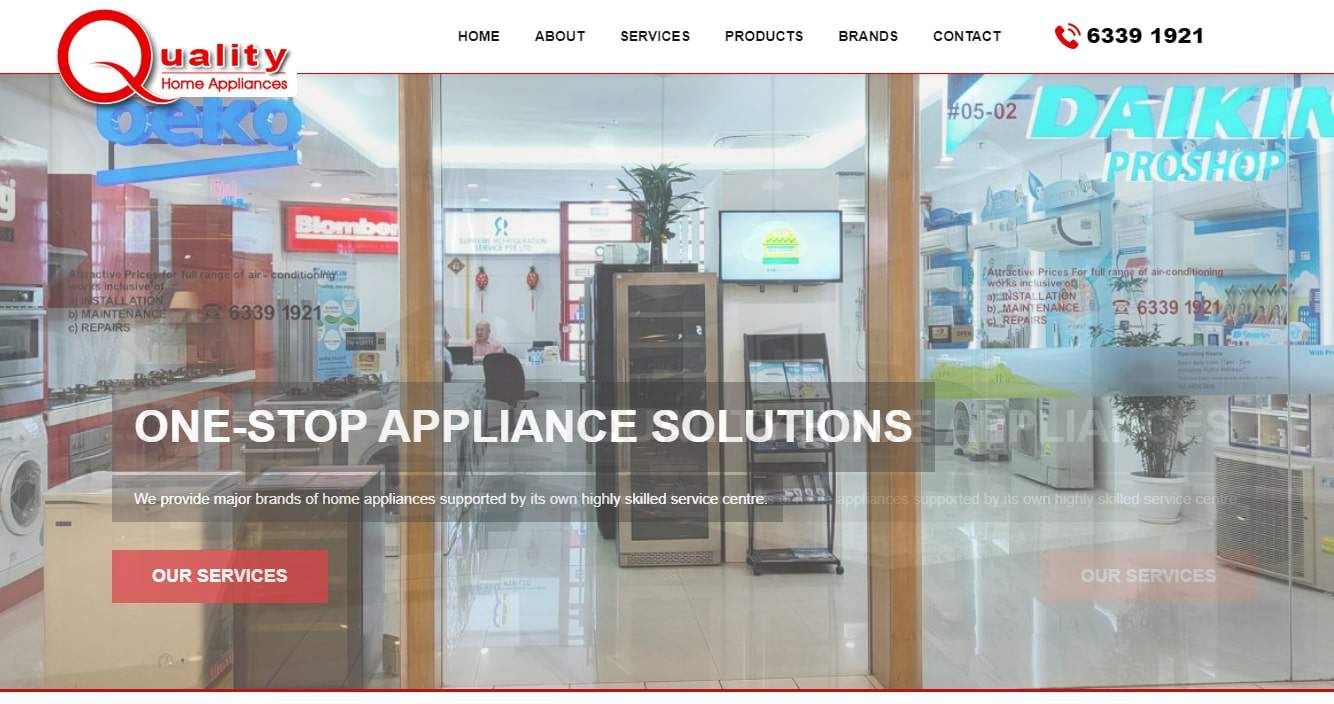 Quality Home Appliances' Homepage