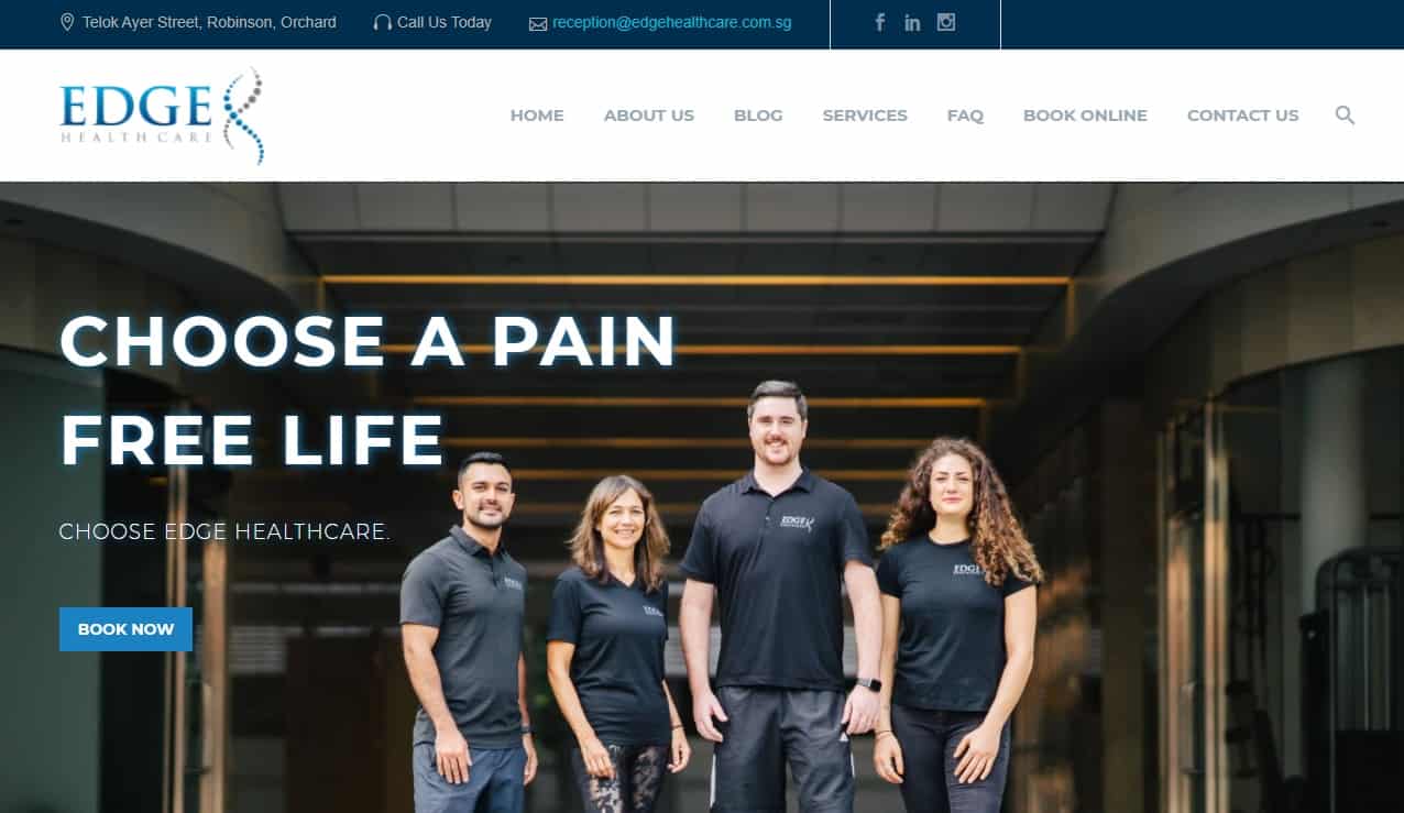 Edge Healthcare's Homepage