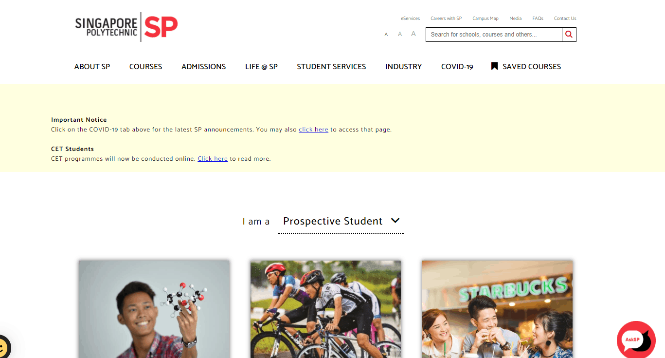 Singapore Polytechnic's Homepage