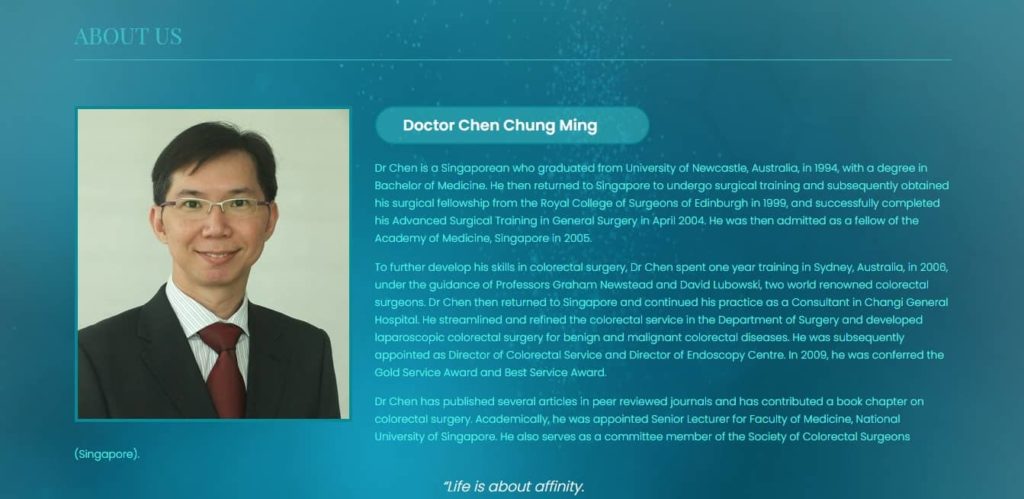 Dr. Chen Chung Ming's Homepage