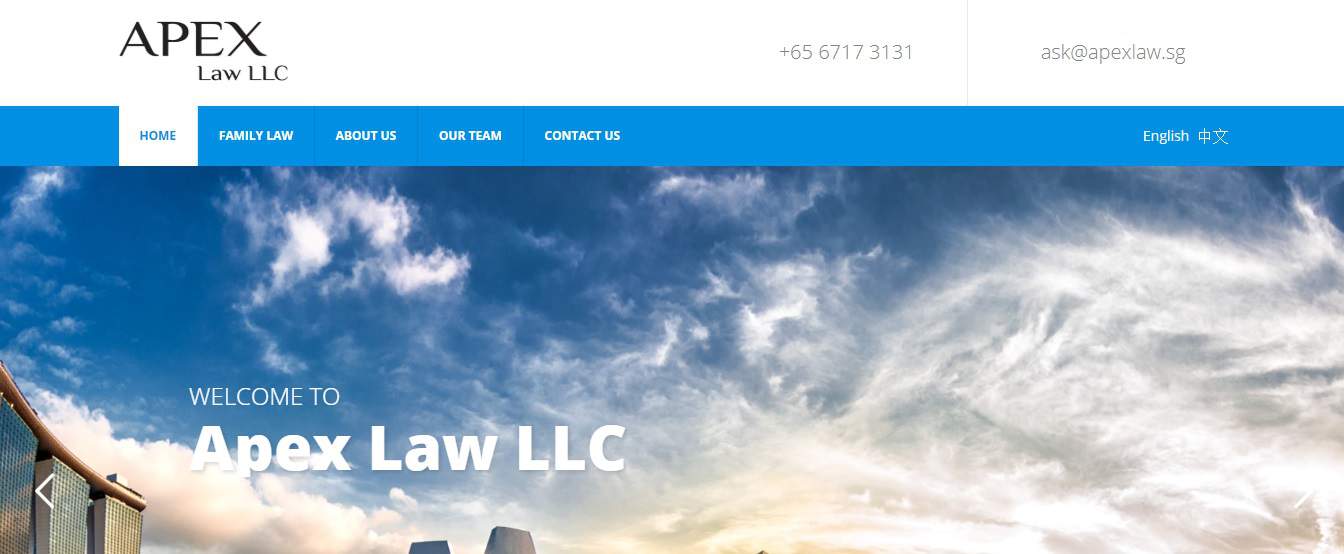 APEX Law's Homepage